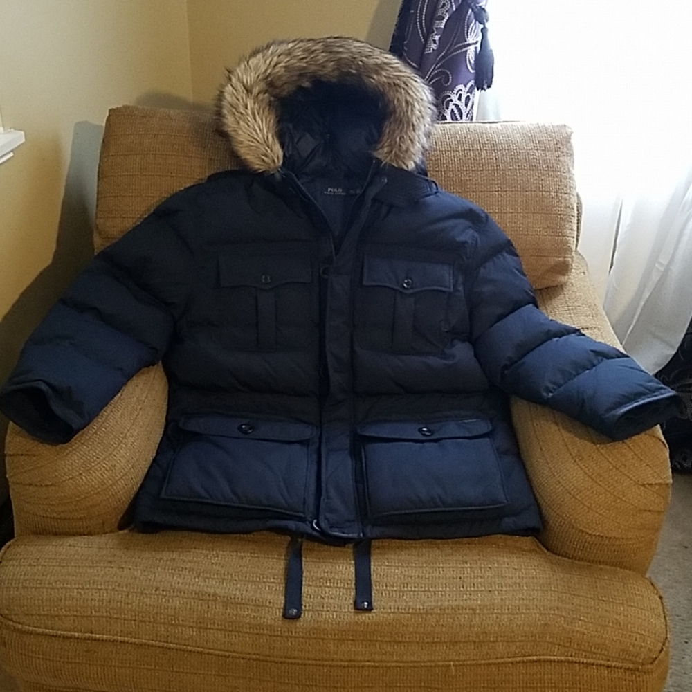 POLO Faux-Fur-Trim Down Parka